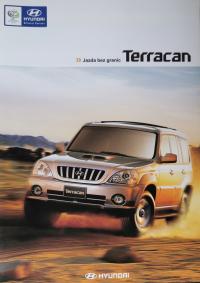 Hyundai Terracan Katalog Prospekt kilkustronicowy PL