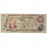 Banknot, Filipiny, 10 Piso, Undated (1974-85), KM: