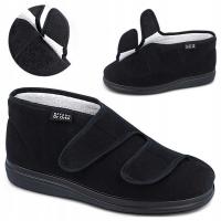 DR ORTO Buty ortopedyczne damskie na RZEP na szeroką stopę CUKRZYCOWA