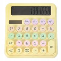 Kalkulator kieszonkowy kolorowy wystrój biura studenckiego
