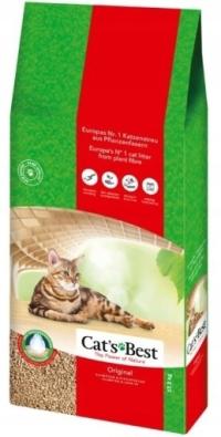 CATS BEST ORIGINL Eco Plus 40l/17,2kg żwirek dla kota drewniany