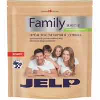 JELP FAMILY SENSITIVE Hipoalergiczne kapsułki do prania biel i kolor 30 szt