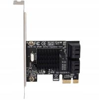 Adapter PCI PCI-E EXPRESS 1X NA 4X SATA 3 Smart-Tel 9294