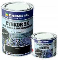 GRUNTOEMALIA CYNKOR 2K 1,2L Czarny Mat Chemstal