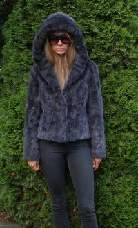 FUTRO Z NOREK-NORKI-MINK-FUR-KURTKA DO AUTA- S