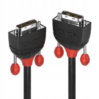 Lindy 36255 kabel DVI 1 m DVI-D Czarny