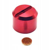 Kołowrotek wędkarski Dostosuj przycisk Akcesoria wędkarskie z podkładką Metalowy Solidny czerwony