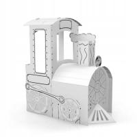 Lokomotywa duża z tektury do składania