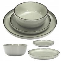 Набор посуды AZURE из керамики 12 EL посуда для 4 человек Набор тарелок