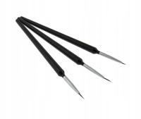 Набор из 3 круглых кистей для моделирования 000 00 0 маленькие точные кисти