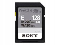 Sony SDXC E series 128GB UHS-II Class 10 U3 V60