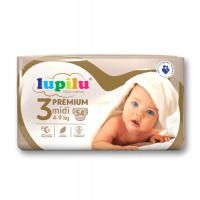 Pieluszki LUPILU MIDI Rozmiar 3 Premium 54 szt