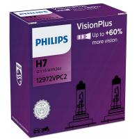 Лампы Philips VisionPlus H7 55 Вт 2 шт.