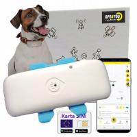 GPS локатор животных собаки кошки комплект SIM-карта сервер RU без подписки