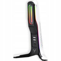 Stojak na Słuchawki GAMINGOWY Yenkee YHB 3001 SENTINEL 2xUSB-A USB-C