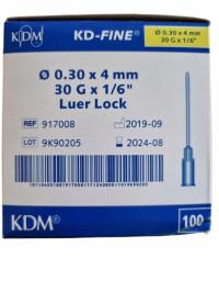 Иглы для мезотерапии 30 г 0,30X4 мм желтый 100 шт