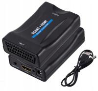 ADAPTER KONWERTER SCART DO NA HDMI AV EURO SCART-HDMI FULL HD