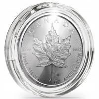 Kapsel Kanadyjski Liść Klonowy 1 oz Srebra Ultra Perfect Fit 10 sztuk
