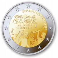 2 euro Francja Święto Muzyki 2011