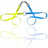 SMYCZ DWÓJNIK ROZDZIELACZ WODOODPORNY BIOTHANE DLA PSÓW MAŁY ŚREDNI PIES