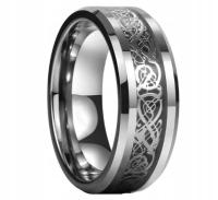 B45 Мужское обручальное кольцо перстень сталь 316L r 10