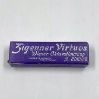 Harmonijka ustna „Zigeunervirtuos” w oryginalnym pudełku 4x13x2,5 cm