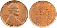 1 cent USA (1920) - A. Lincoln Wheat Penny Mennica San Francisco
