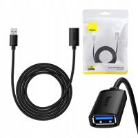 Baseus kabel przedłużacz adapter przejściówka USB 3.0 męski do żeński, 2m