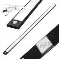 Светодиодная лампа под шкафом 60 см с датчиком движения, мебельная кухонная панель