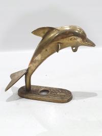 Figurka Mosiężny Delfin