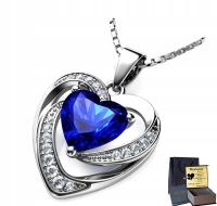 Сердце Серебряное Ожерелье Подарок Серебро 925 Цепь Кулон Гравер