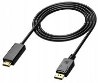 KABEL DISPLAYPORT DO HDMI 1.8M 4K (5287)