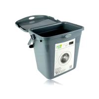 Контейнер для стирального порошка с ручкой серый 7L Katex