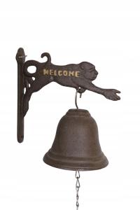 MAŁPKA -WELCOME DZWON - ŻELIWNY GŁOŚNY