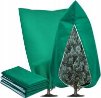 WOREK OCHRONNY NA ROŚLINY 2x OCHRONA PRZED MROZEM ZAPINANE NA ZAMEK 80x120