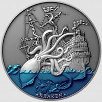 5$ Kraken-Sea Monster 2oz 2021