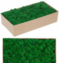Мох оленья лапка зеленый декоративный 100 г финский для украшения головных уборов