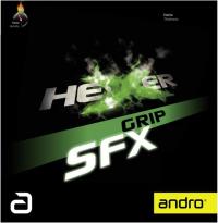 GUMA OKŁADZINA DO RAKIETKI TENISOWEJ ANDRO HEXER GRIP SFX CZERWONA 2,1MM