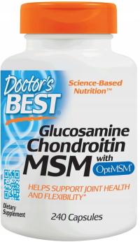Doctor's Best Glukozamina Chondroityna OptiMSM 240