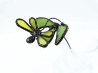 Ozdoba witrażowa florystyczna 