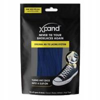 Sznurowadła elastyczne Xpand No-Tie Navy Blue