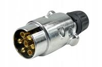 Wtyczka 7 PIN aluminiowa 12V do przyczepy