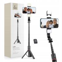Kijek selfie statyw tripod bluetooth lampa LED do iPhone 12 13 14 15 16 17