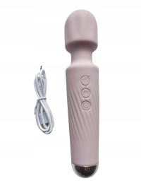 Палочка вибратор Wand массажер USB Силиконовый водонепроницаемый FeelU Power сдержанный