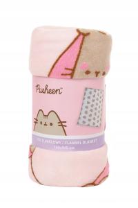 Koc Kocyk Dziecięcy Flanelowy Carbotex 130 x 160 Miękki PUSHEEN