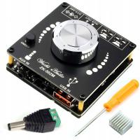 Аудио усилитель bluetooth 2X50W AUX USB ZK-502M