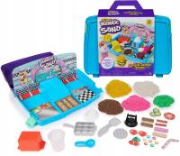 Piasek kinetyczny plastyczny Kinetic Sand Zestaw Walizka Restauracja