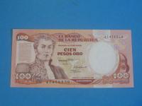 Kolumbia Banknot 100 Pesos 01-01- 1986 UNC P-426b !