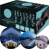 LAMPKI SOPLE CHOINKOWE ZEWNĘTRZNE ŚWIĄTECZNE ŚWIATEŁKA 250 LED 8M