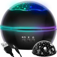 Ночник с проектором-черный LP16857